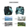 thumbnail image 7 of Salouo Black Panther Floral Illustration Print Unisex Beanie Hat,Knitted Baggy Skull Cap Winter Warm Hats Beanie Sleep Hats Cancer Headwear Caps for Women & Men 1 Pieces, 7 of 7