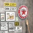 thumbnail image 4 of American Art Decor Licensed Texaco Gasoline Motor Oil Dome Metal Sign - Room Decor for Bar, Man Cave, Garage, Game Room & More, 4 of 5