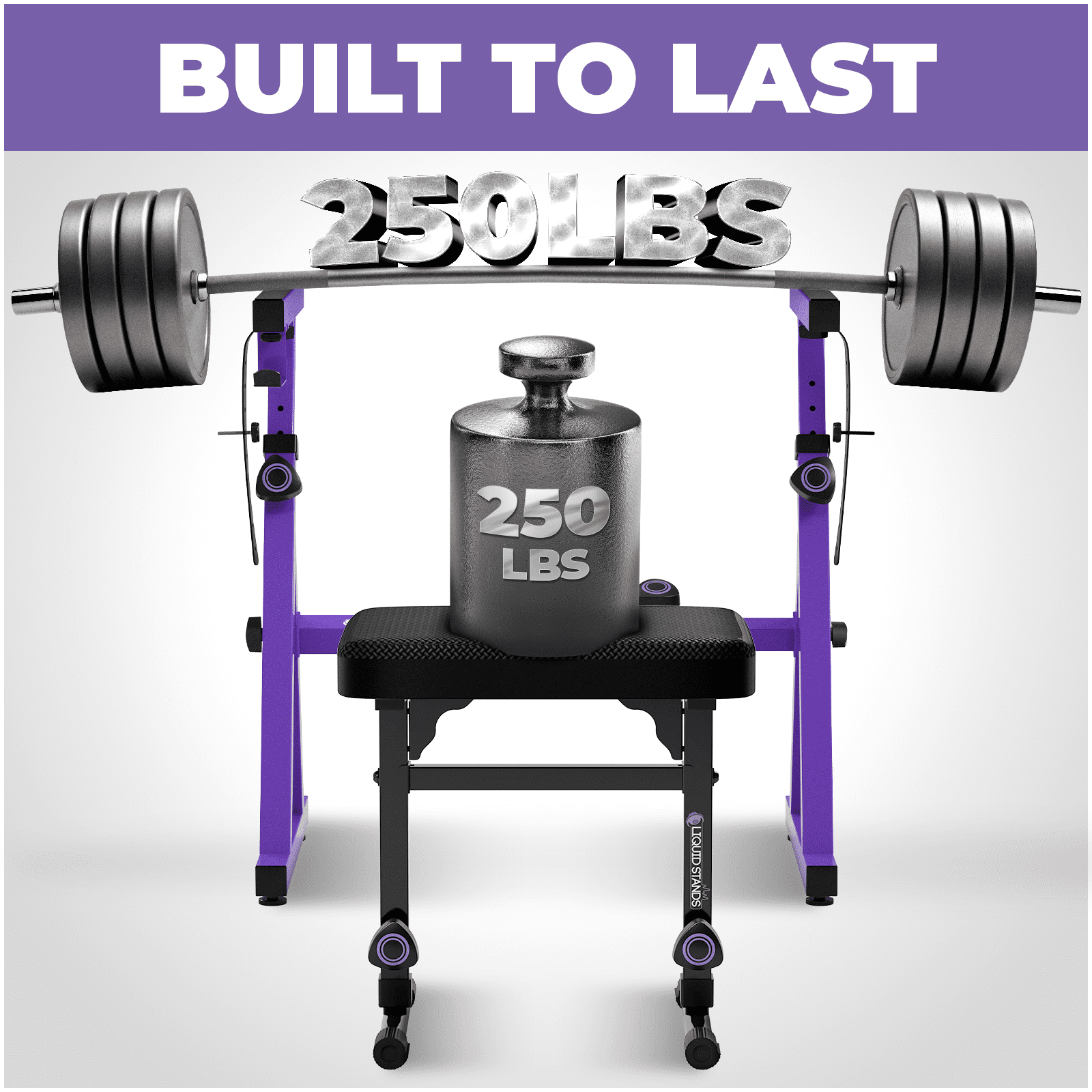 Liquid Stands Purple Piano Keyboard Music Stand and Adjustable Piano Bench, Chair, Stool Set - Fits 54-88 Key Electric Pianos