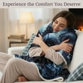 thumbnail image 2 of Somerset Home Wolf Pattern Hypoallergenic Fleece Sherpa Throw Blanket, 2 of 6