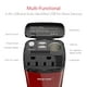 BESTEK 2 Prises AC Inverseur de Puissance 200W onduleur de voiture avec 4.5A Double Port de Charge USB Adaptateur voiture et Prise Allume-Cigare voiture, Rouge – image 4 sur 11