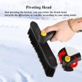 thumbnail image 2 of Snow Brush for Car, Detachable & Extendable 25"-31.5" Ice Scraper with Rotatable Brush Head for Car (Yellow), 2 of 7