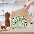 thumbnail image 2 of Yayeee Napkin Holder for Table Kitchen Paper Tissue Organization, Green Triangles Pattern, 2 of 8
