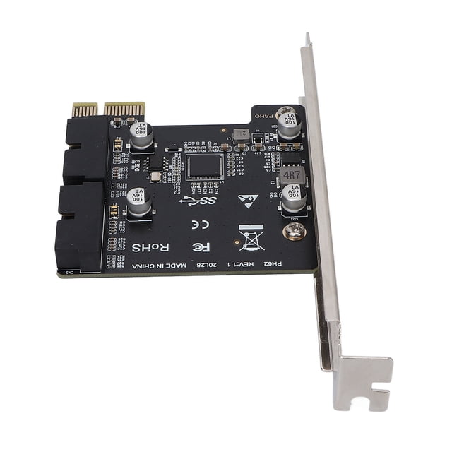 Tarjetas de Expansión PCIE a USB3.0 Interfaz de 19/20 Pines Compatible con Tarjeta Elevadora X4/X8/X16 PH62 Bling Bling