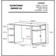thumbnail image 4 of Escritorio Gamer DECOMOBIL Escrigamer Melamina Mdp 140cm X 75cm X 60cm Negro Mate/Rojo GAMER, 4 of 5