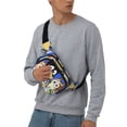 thumbnail image 6 of Lsque Bluey Pattern Square Double Layer Waist Bag, Durable Twill Fabric Waist Pack with Adjustable Belt,Outdoor Hiking, Running, Travel Waist Bag, 6 of 6