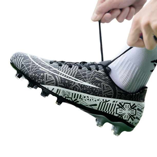 Botas Campo Fútbol Zapatos Hombres Mujeres Jóvenes Niñas para Exterior Interior