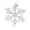 Style A, variant on White Snowflake Ornaments Craft Christmas Decoration for Parties Window Home Style A