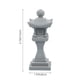 thumbnail image 4 of Linterna de Pagoda japonesa, Mini estatua, jardín Zen, Micro paisaje, Pagoda, pecera, decoración del pabellón, 4 of 6