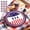 Dessert Plate, variant on AURIGATE 4th of July 7in Patriotic Paper Dessert Plates, 16PCS Disposable USA Flag Plates for Independence Day Party