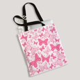 thumbnail image 1 of EREHome Sac en Toile Papillon Rose Réutilisable Sac de Courses 14 Pouces(L) x 16 Pouces(H), 1 of 1
