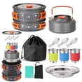 thumbnail image 2 of Cookware Set,Outdoor Equipment And 2-3 People All Cookware Set Outdoor All In One Set Outdoor Equipment Picnics 2-3 People Equipment And Picnics And Picnics 2-3 In One Camp One Camp Set Twirltide, 2 of 6