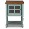 thumbnail image 4 of Signature Design by Ashley Casual Mirimyn Accent Cabinet  Teal/Brown, 4 of 7