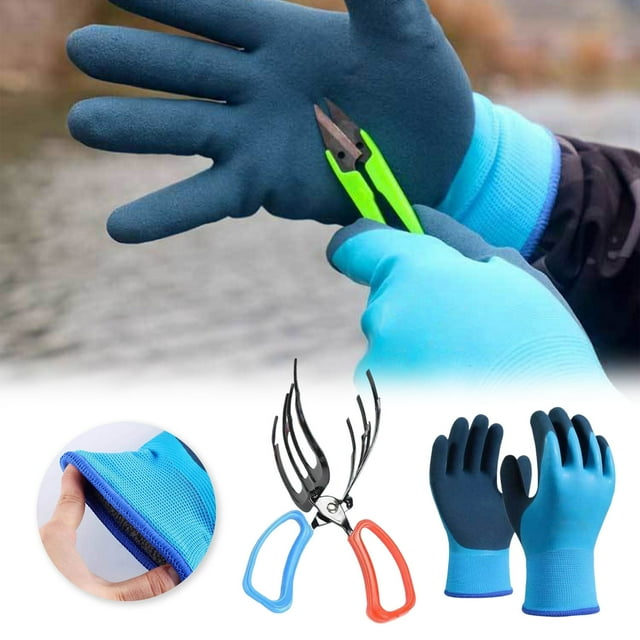 Fishing Pliers with Triple Prong Design for Secure Catch Control and Lightweight Handling