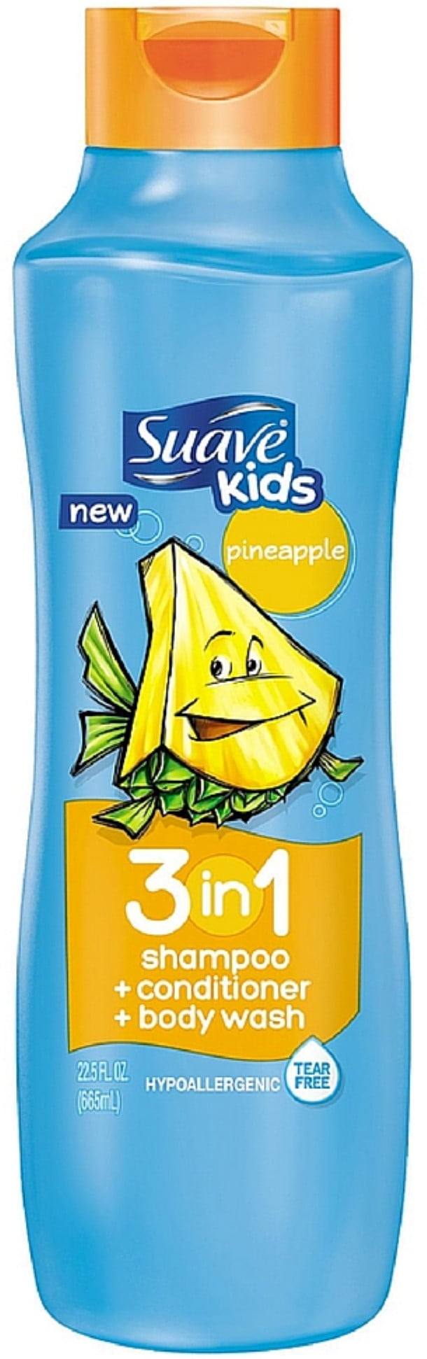Suave Kids 3In1 Shampoo + Conditioner + Body Wash, Pineapple 22.50 oz