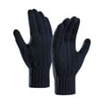 thumbnail image 2 of SEHIOZNI Women's Winter Touchscreen Gloves Warm Knit Fleece Lined for Women, Blue, 2 of 3
