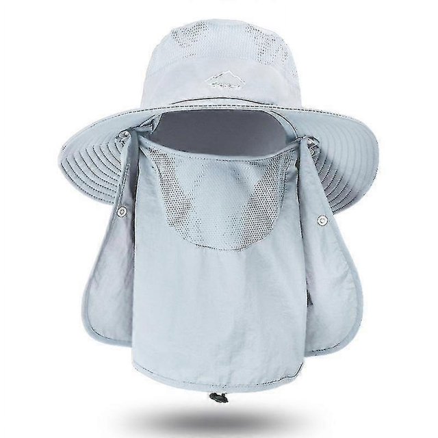 ZHAOCHENG Sombrero para el sol para exteriores para hombre y mujer, para senderismo, pesca, con solapa para el cuello y la cara, estilo 7