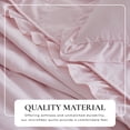 thumbnail image 2 of Solid Quilt Set - Lightweight, Soft, All-Season - 3-Piece Dot Stitch Ruffled Bedding Set (Full / Queen, Pink), 2 of 6