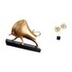 thumbnail image 5 of Estatua de toro abstracta,Escultura de toro decoración del hogar Figura de buey decorativa,Estatua de hoja,Estatua de hoja para decoración del hogar,manualidades y obras de arte.,Escultura de, 5 of 8