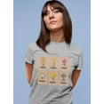 thumbnail image 2 of Spring Bouquets Collage T-Shirt Women -Image by Shutterstock, Female 3X-Large, 2 of 4
