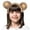 B, variant on Brown Bear Ears Hair for Girls - Headband Accessory for Role Playing Parties