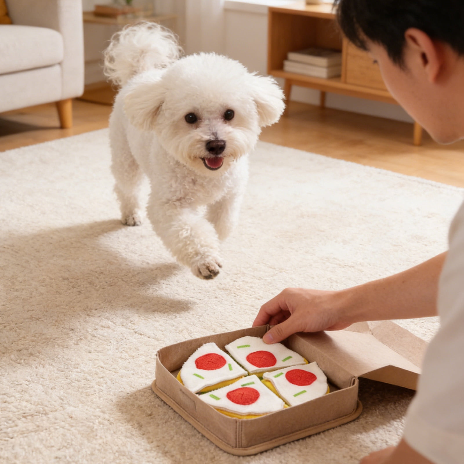 Snuffle Mat For Slow Feeder Sniff Washable Nosework Feeding Interactive Puzzle Training Dog Enrichment Activity Pad