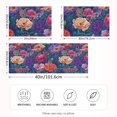 thumbnail image 2 of Yayeee Pillowcase Queen Size Set of 2 Satin Wrinkle Resistant Envelope Pillow Case, Blooming Flowers Pattern, 2 of 8