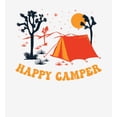 thumbnail image 2 of Adventure Society Happy Camper Men's White Crew Neck Short Sleeve Tee-Medium, 2 of 2
