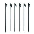 thumbnail image 7 of Hyasfey 1/4/6Pcs 20/25/30/40CM Steel Tent Stake Heavy Duty Outdoor Hiking Camping Tent Tarp Canopy Windproof Ground Spike Nail Metal Tent Peg, 7 of 7