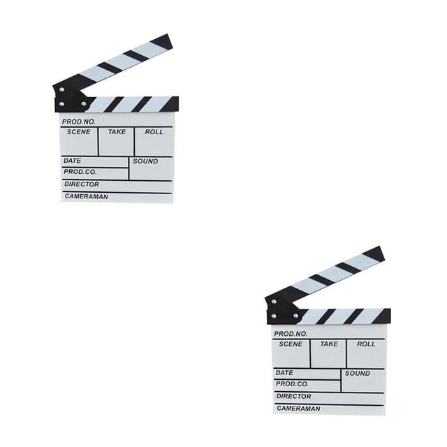 sweethay Director Film Clapboard Escena de acción Clapper Board Película de Clap Slate Theatre Party Decoration Movie Clapper Board Type1 NO1
