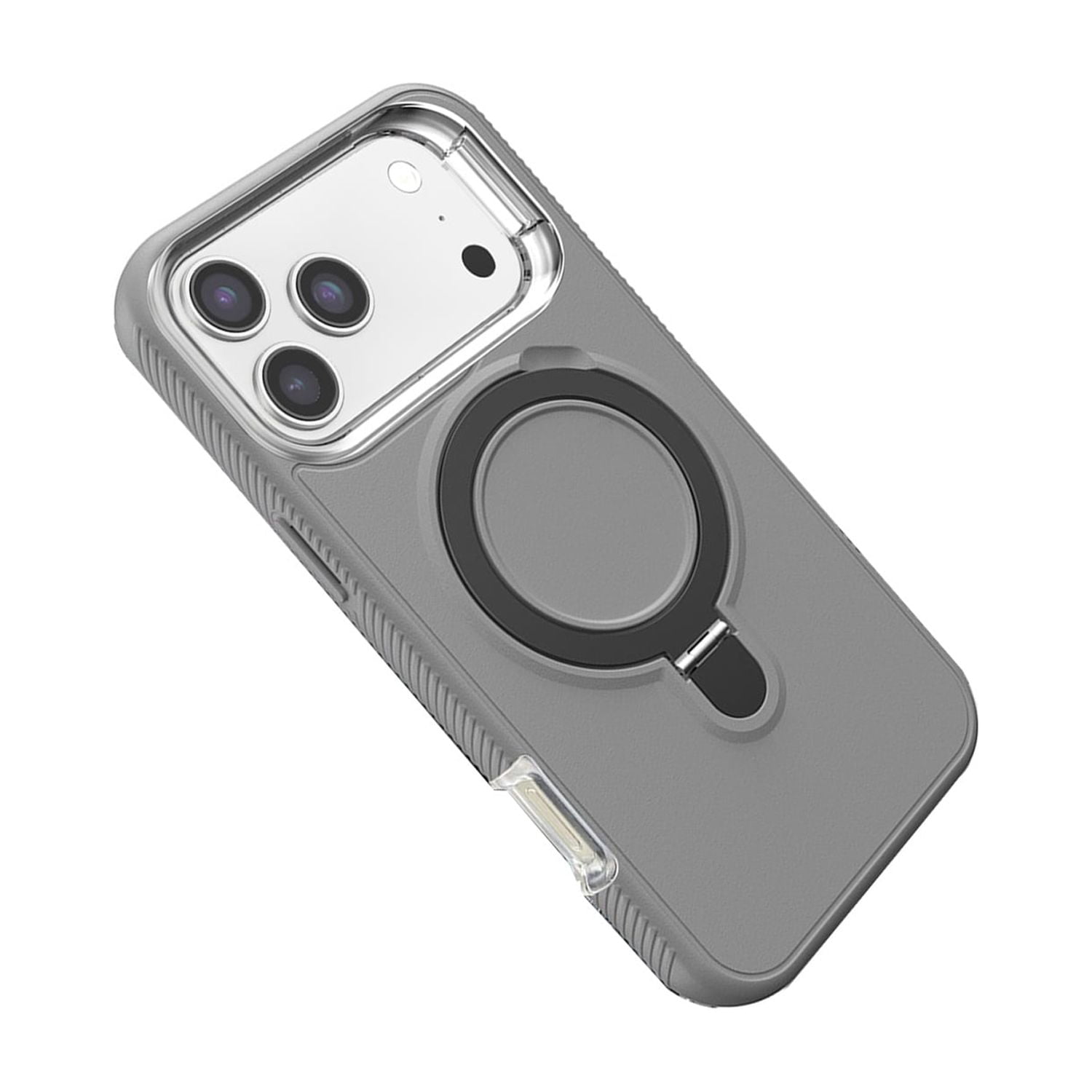 Heavy Duty Case with Wireless Charging Kickstand for iPhone 17 Pro Max - Grey