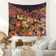 thumbnail image 4 of Tapiz de pared de 1 pieza, colgante de pared psicodélico, setas, mariposas, flores, cielo estrellado, decoración de pared para dormitorio, sala de estar, oficina, 130 x 150 cm TUNC Sencillez, 4 of 5