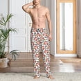 thumbnail image 2 of Naloa Happy Foxy Faces Pajama Pants Men, PJ Bottoms, Sleep & Lounge Pants-, 2 of 6