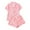 A19 Pink, variant on FASHOFT Cute Pj Bow Pajamas Sets for Women 2 Piece Button Up Short Sleeve Nightwear Soft Lounge Valentines Sleepwear Sky Blue L