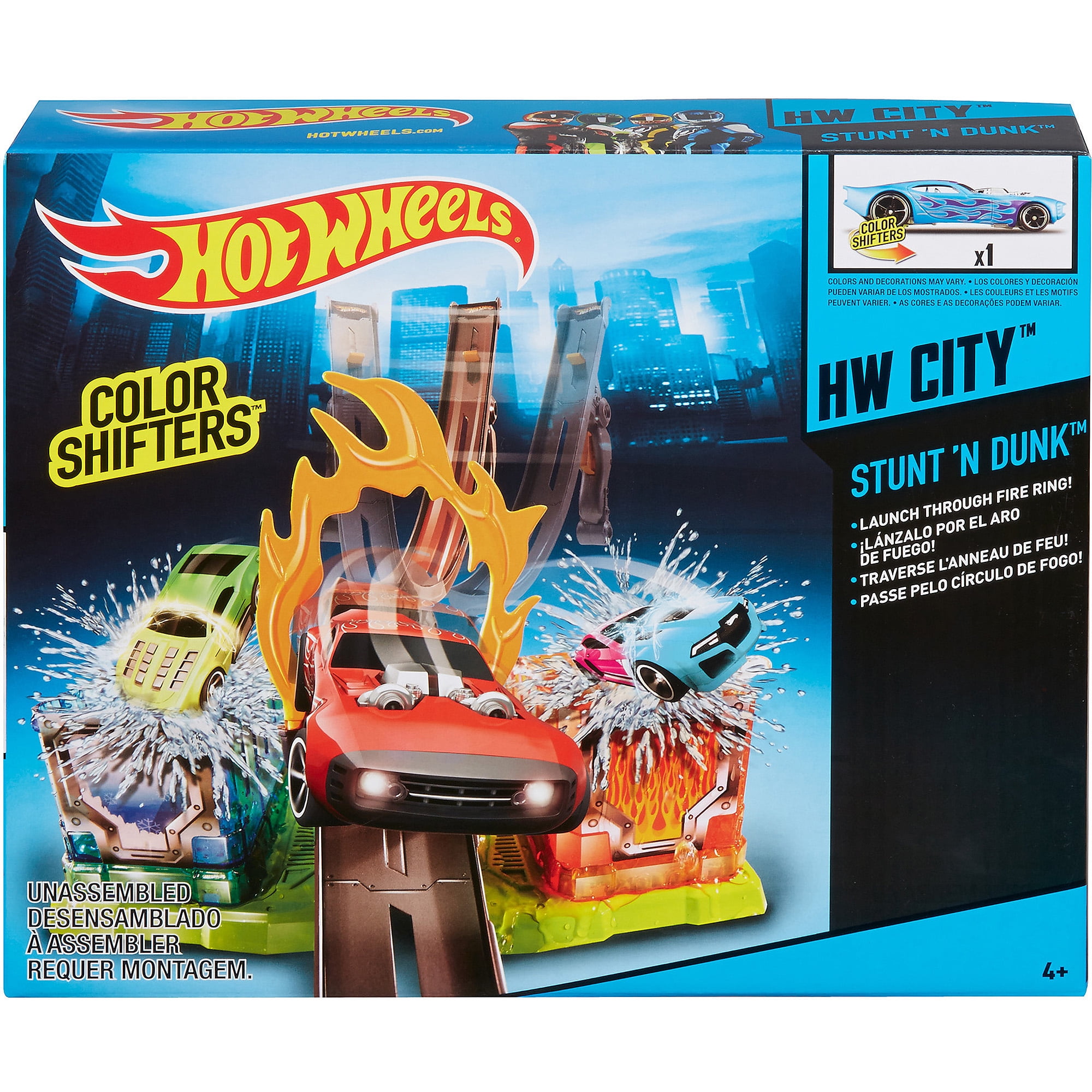 hot wheels color shifters playset