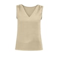 thumbnail image 6 of Neewe Womens Loose Fit Casual Flowy Tank Tops Square Neck Trendy Sleeveless Summer Tops Clothes Spring Outfits 2026-Khaki XL, 6 of 6