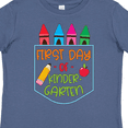 thumbnail image 4 of Inktastic 1st Day of Kindergarten Crayons and Apple Back to School Boys or Girls Toddler T-Shirt, 4 of 5