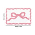 thumbnail image 7 of Valentines Day Rug Bow Decor Rug P-ink Fluffys Rug Non-Slide Plushes Bedroom Carpet Door Mat For Romantic Home Decor Gift For Girl G, 7 of 7