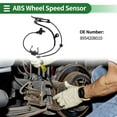 thumbnail image 2 of Unique Bargains ABS Wheel Speed Senor ABS Sensor Anti-lock Braking System Sensor for Toyota Sienna 2001-2003 Front Right, 2 of 7