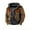 Coffee, variant on Winter Men's 3D Digital Print Fashion Casual Personality Youth Hooded Zipper Hoodie Coat