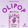 thumbnail image 6 of OLIPOP Prebiotic Soda, Classic Grape, 12 fl oz, 4 Pack, Pantry Packs, 6 of 10