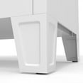 thumbnail image 3 of GVN Bedroom Armoire Wardrobe Closet Clothes Storage,2 Shapely Doors Cabinet, 3 of 6