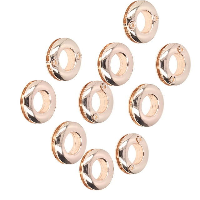 Eyelets Buttons, High Hardness Even Spacing Widely Used Metal Grommets Exquisite Workmanship For DIY Bag For DIY Wallet For DIY Clothing Colorful,Gray,Rose Gold,Imitation Gold