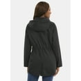 thumbnail image 3 of Time and Tru Women's Lightweight Anorak Jacket with Hood, Sizes XS-2X, 3 of 5