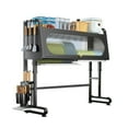 thumbnail image 2 of Leadrop Over the Sink Dish Drainer Drying Rack 3 Tier Over Sink Dish Rack with Cover Kitchen Sink Shelf Organized Height Adjustable Dish Rack for Dishes, Glasses, Bowls, and Cutlery, 2 of 8