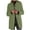 Green(Trending), variant on Pea Coat for Women Notched Lapel Single Breasted Long Jacket Winter Casual Trench Coat Outerwear ,2XL,Green