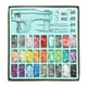 thumbnail image 1 of Kit de botones a presión Inteprter 312pcs con alicates de metal azul, 1 of 1