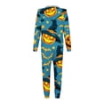 thumbnail image 4 of JingHai Halloween Matching Family Pajamas Sets onesie Hooded Xmas Pajamas for Adults Holiday Home Xmas Family Sleepwear Set Great Gift for Halloween/ Holiday Gift! Dad-XXL, 4 of 4