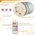 thumbnail image 4 of Electronic Candle Light Combination 3x5In, 3x4In Flameless Candle Plastic Festive Decoration Party Christmas Decoration Flying Fish, 4 of 7