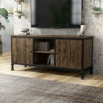 Furniture of America Madine TV Stand for TVs up to 66", Weathered Oak
